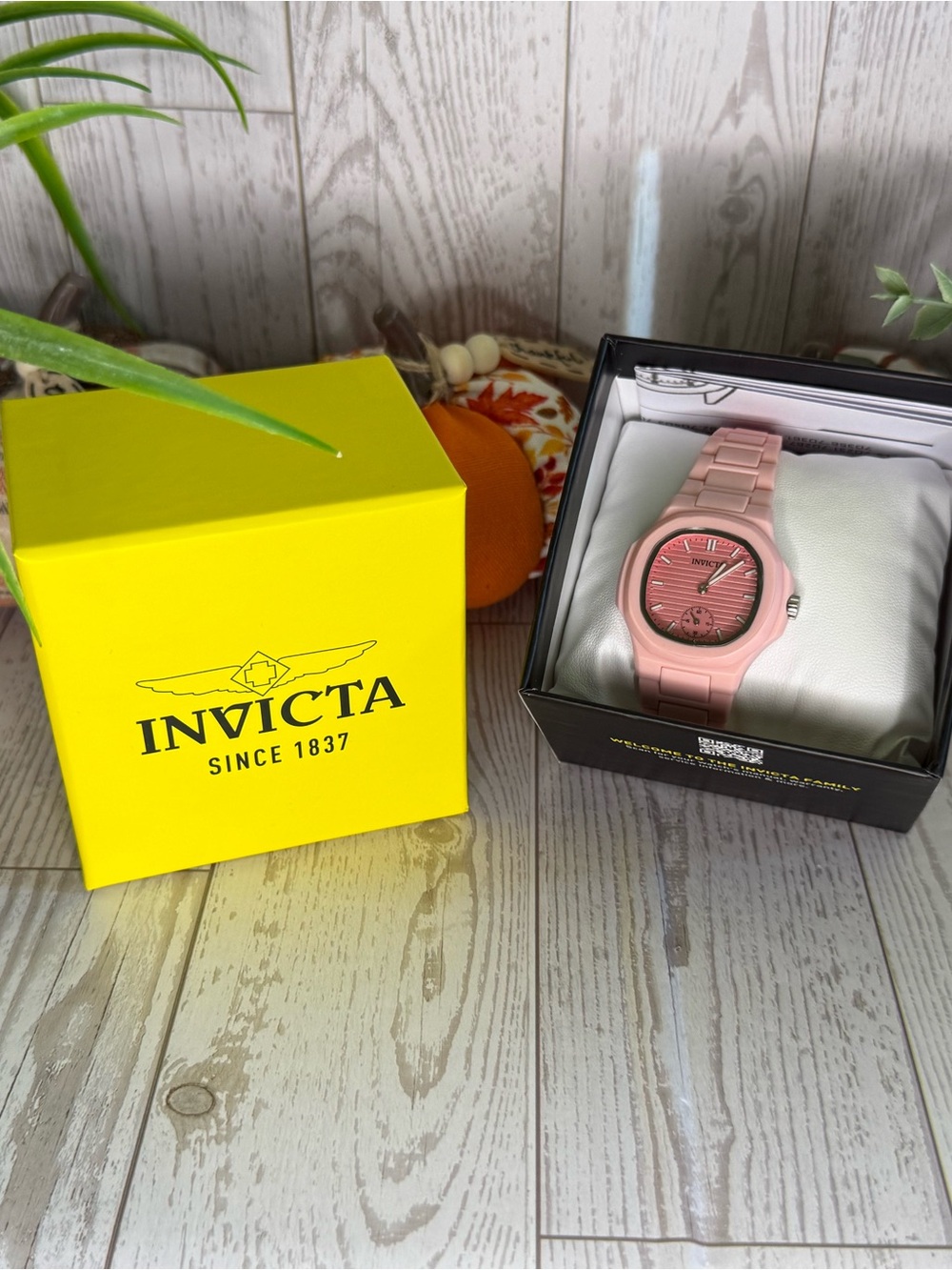 Invicta Women's Pink Stainless Steel Bracelet Watch